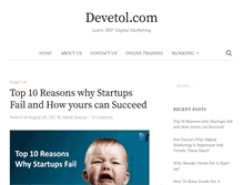 Tablet Screenshot of devetol.com